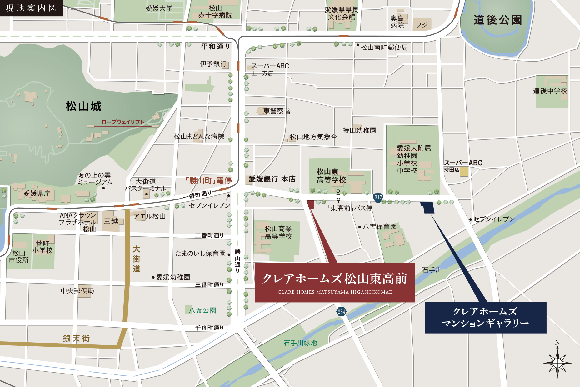マンションギャラリー案内図